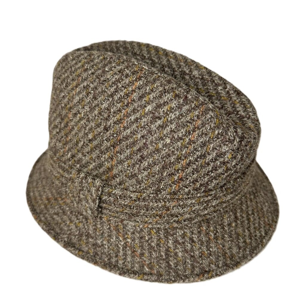 Burberry Men’s Vintage Wool Fedora Hat, 7 1/4